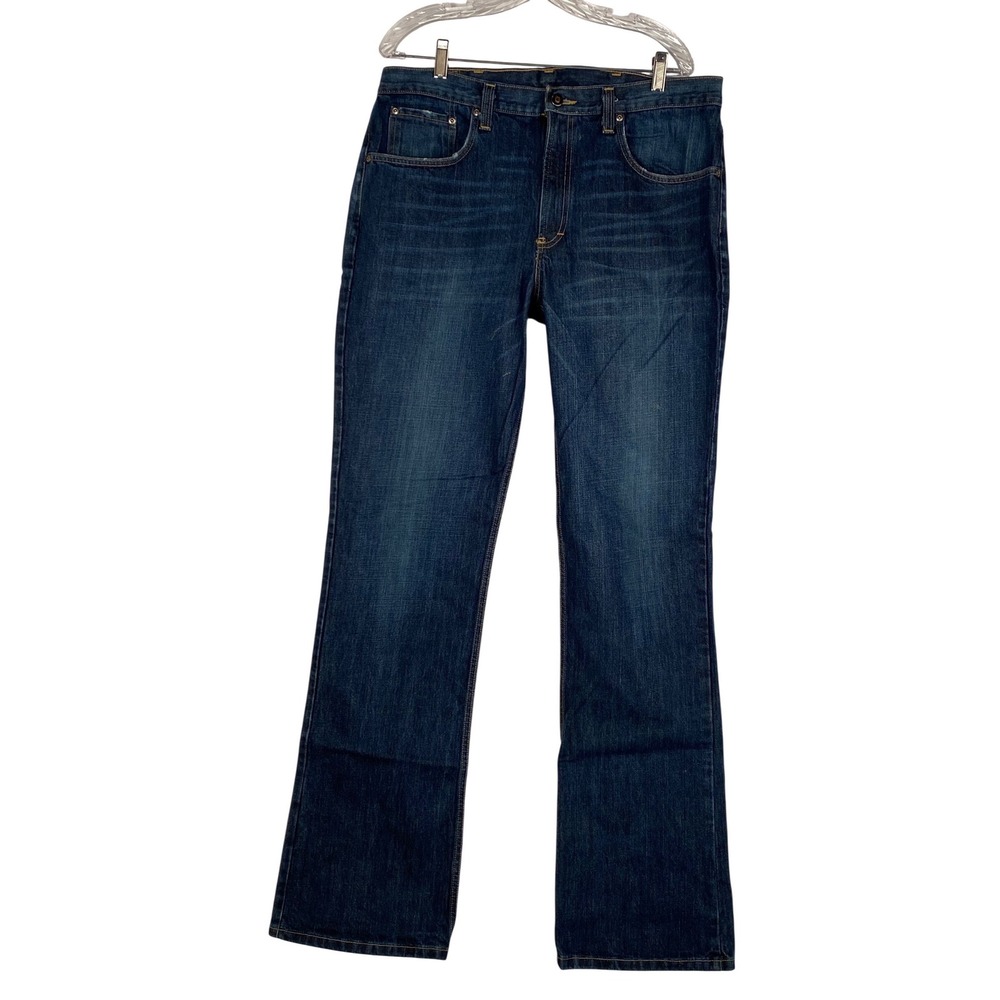 All American Clothing‎ Co Mens Jeans 36x36 Dark Wash Bootcut Made USA Cotton